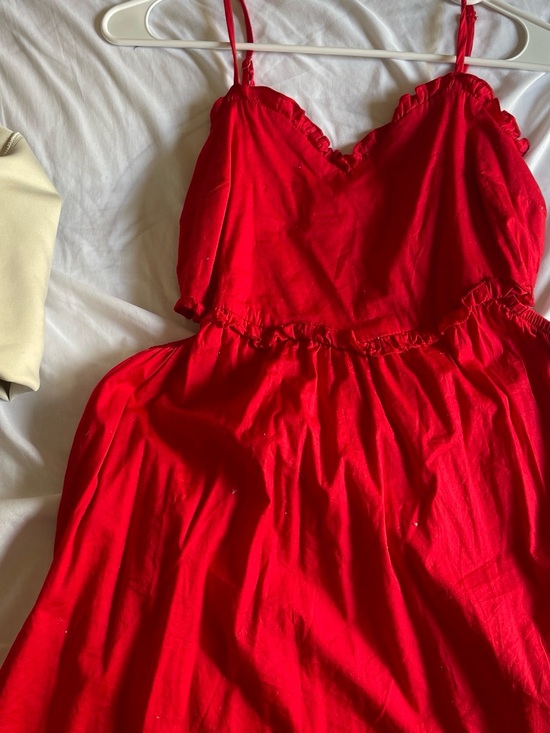 Altar'd State Dresses & Skirts - Women Red Spaghetti-Strap Sundress